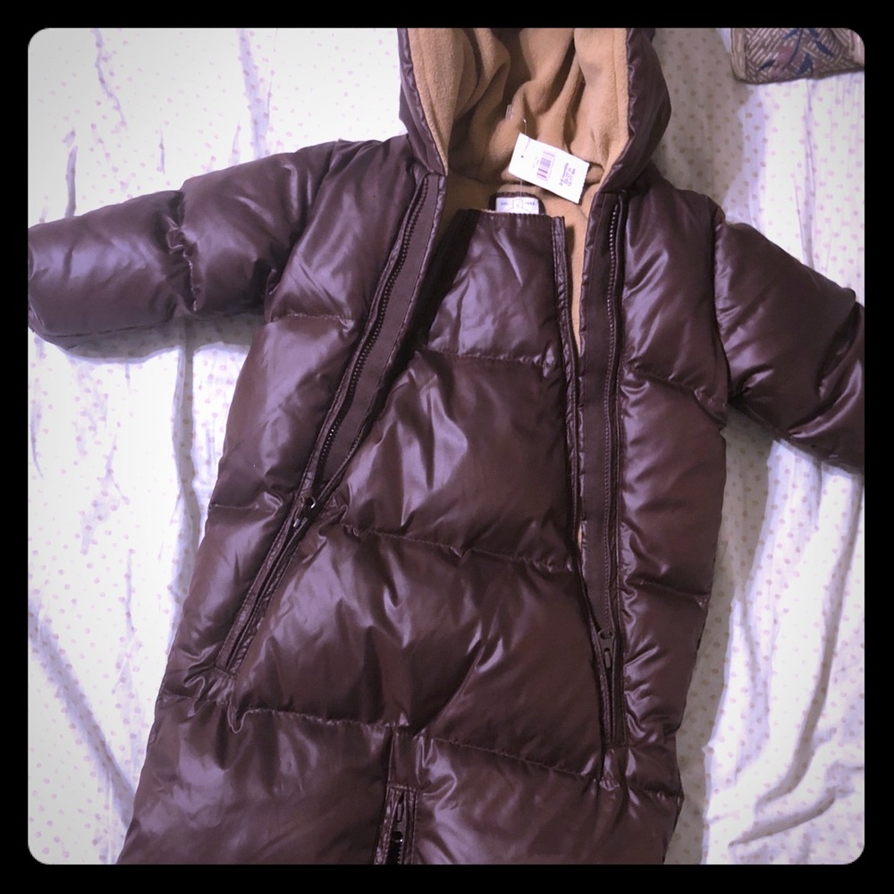 πGap Baby brown puffer jacket - Picture 1 of 4